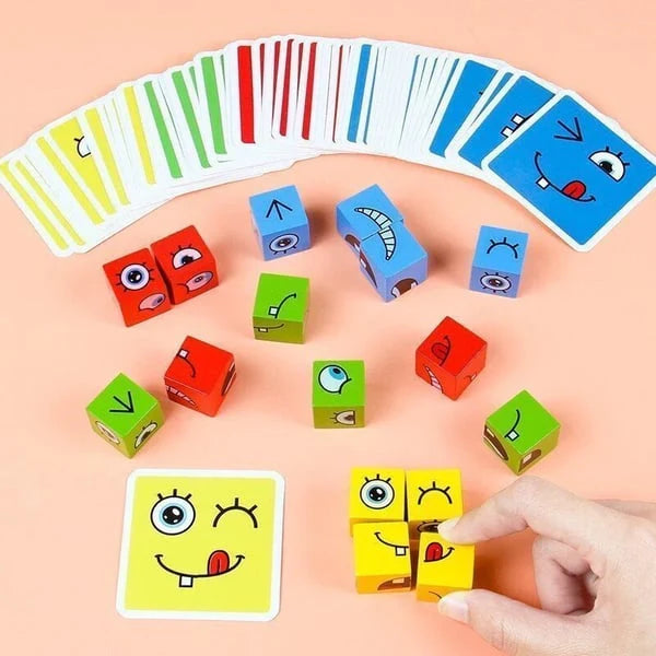 Face Cube with Metal Box