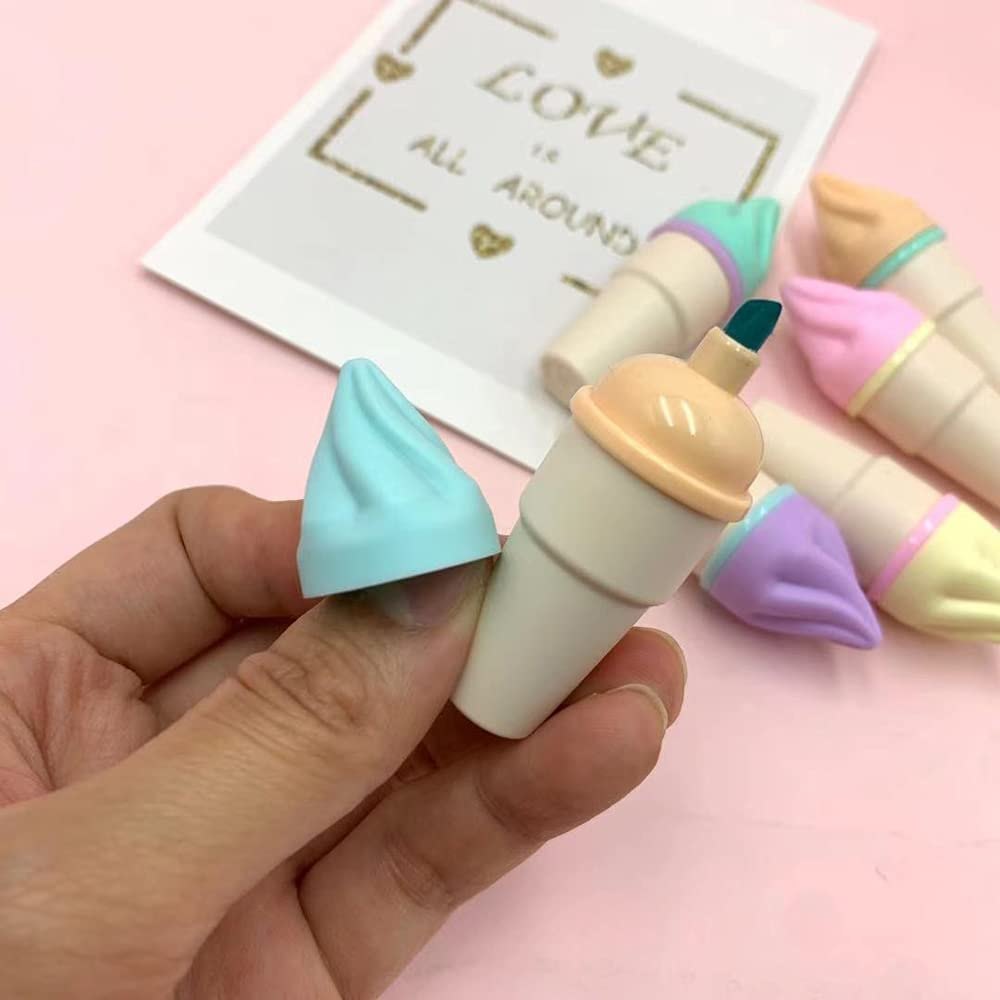Ice-Cream Cone Highlighters (Pack of 6)