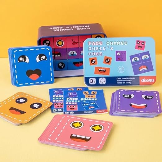 Face Cube with Metal Box