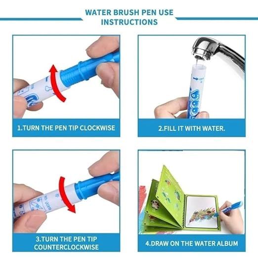 Magic Water Quick Dry Book