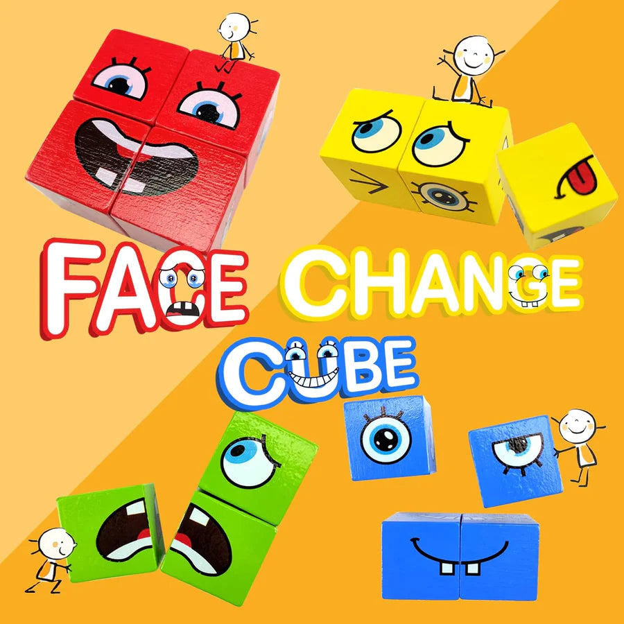 Face Cube with Metal Box