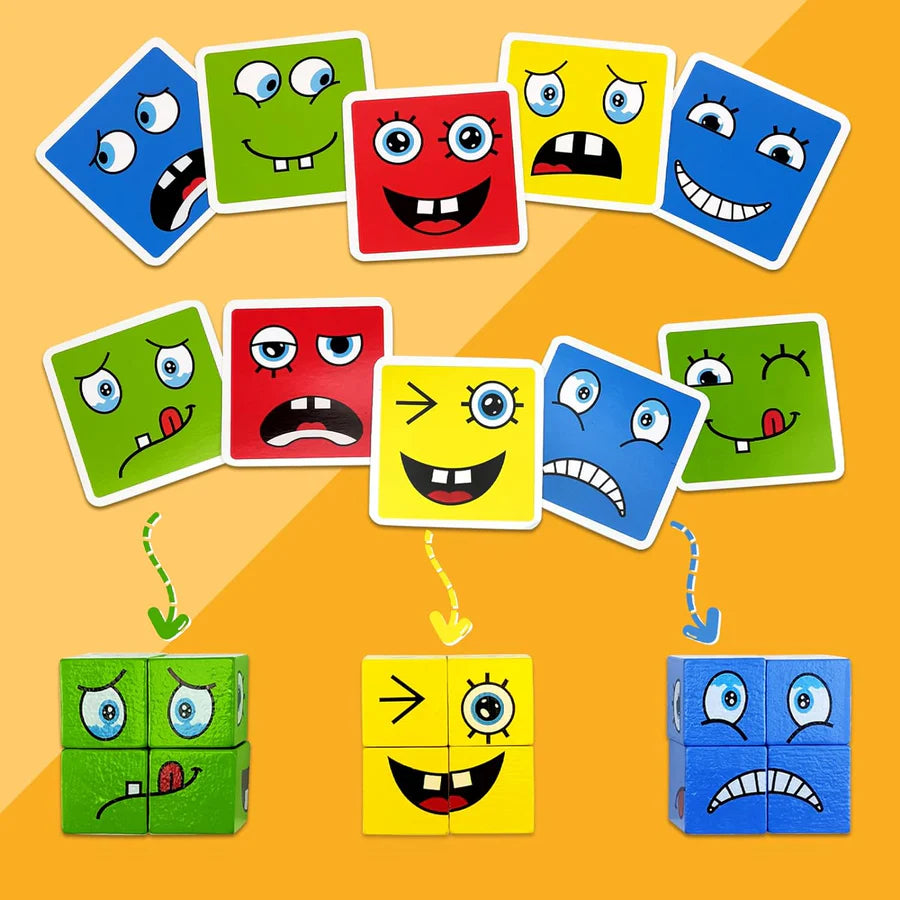 Face Cube with Metal Box