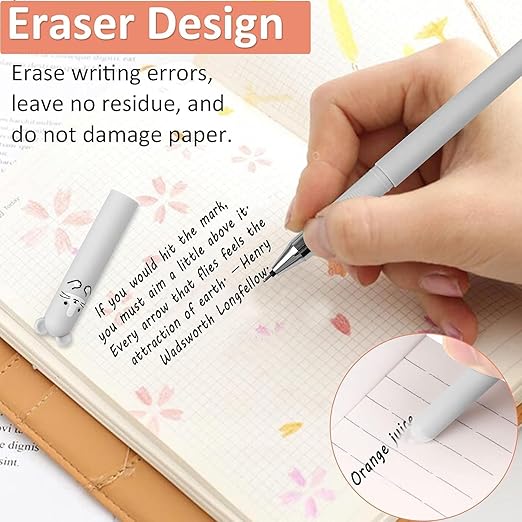 Kawaii Erasable Gel Pens (Set of 4)