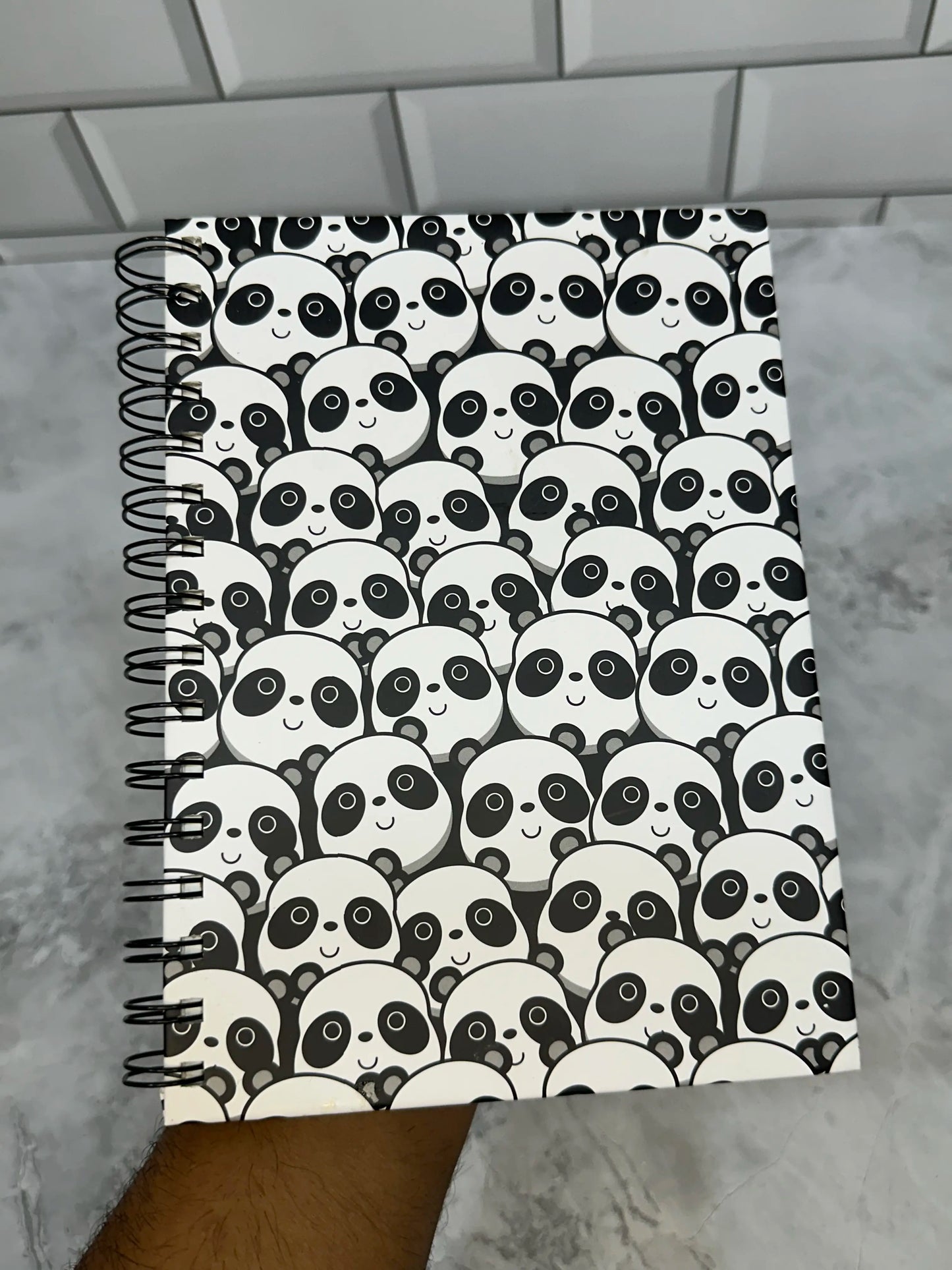 Panda A5 Spiral Hard Bound Diary