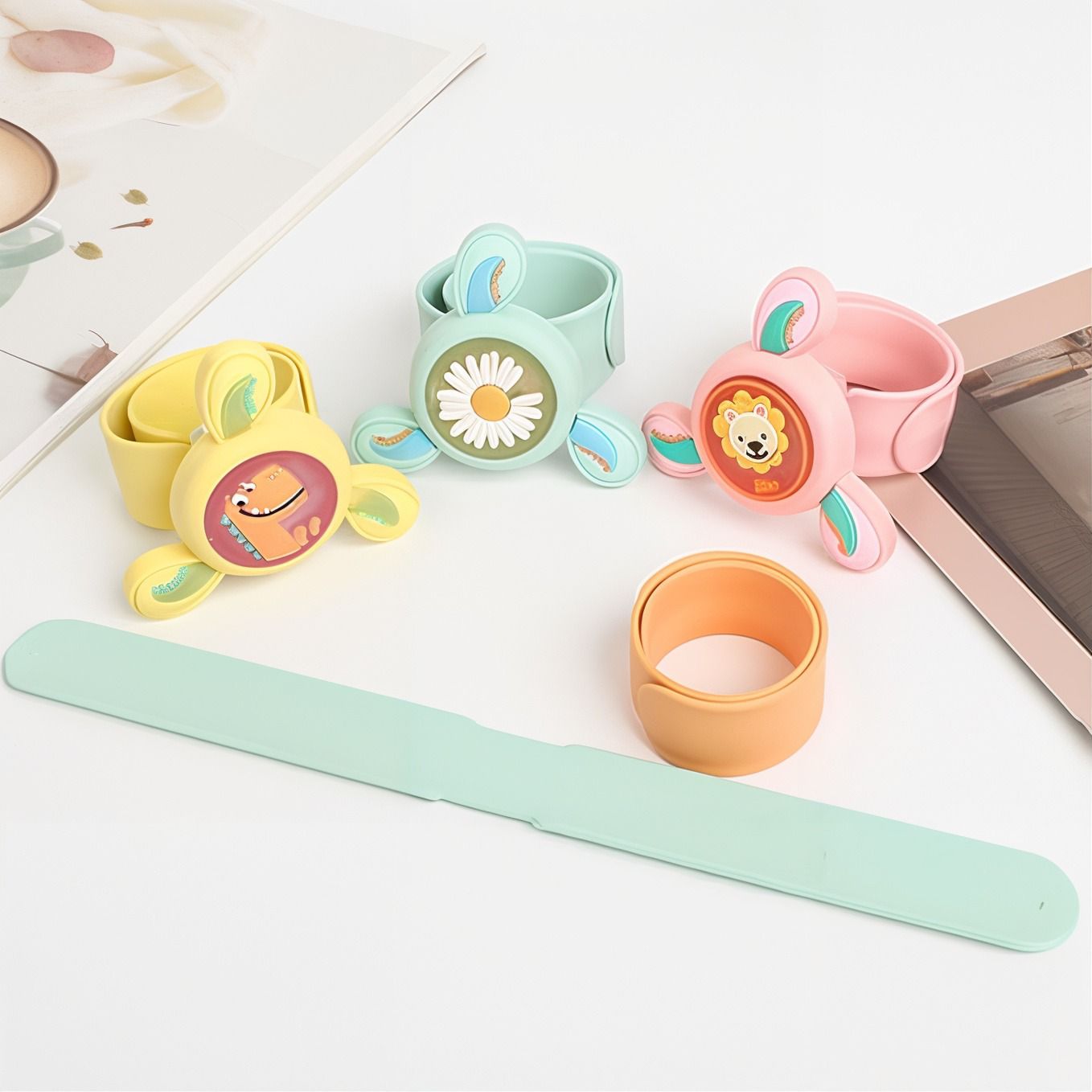 Cute Cartoon LED Spinner Band