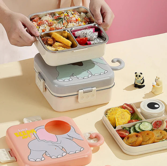 Baby Elephant Stainless Steel Bento Lunch Box