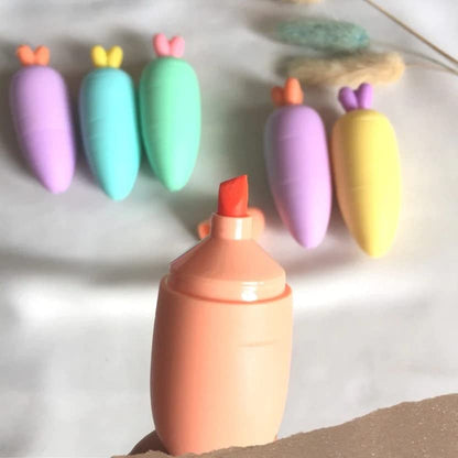 Carrot Highlighters (Pack of 4)