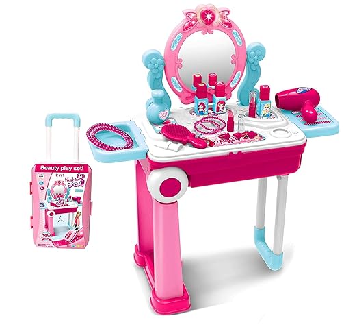 Beauty Makeup Trolley Set