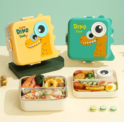 Dear Dino Stainless Steel Bento Lunch Box