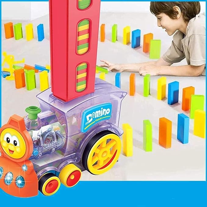 Domino Train Blocks Set (60 Pcs) – Kwirkie