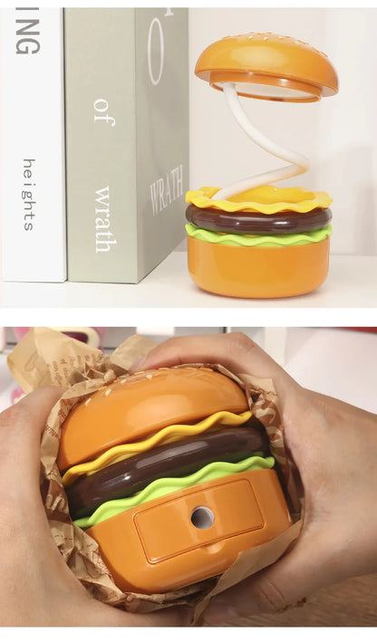 Burger Lamp with Desk Sharpener