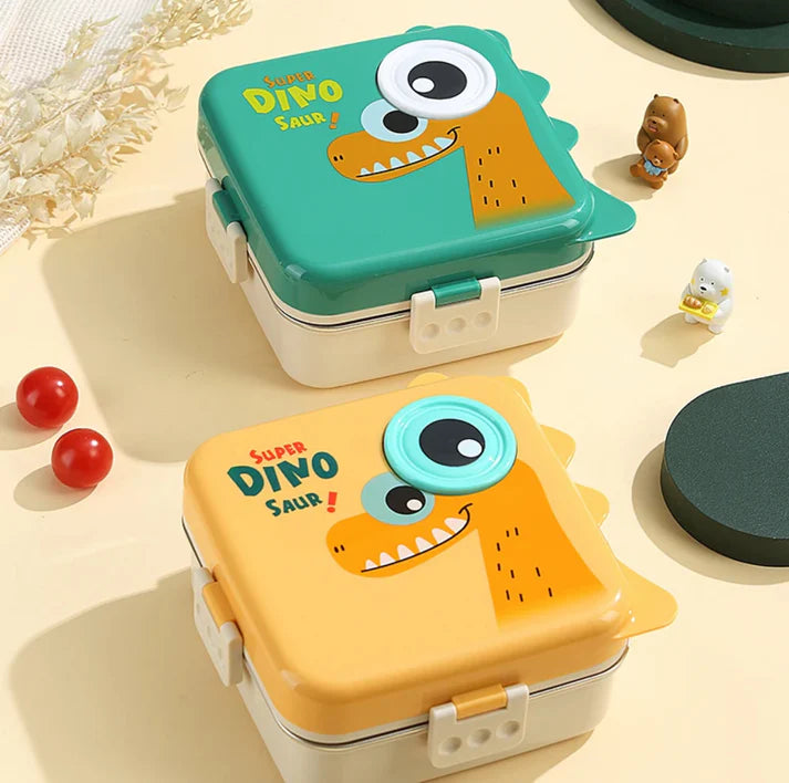 Dear Dino Stainless Steel Bento Lunch Box