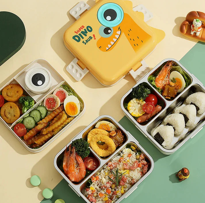 Dear Dino Stainless Steel Bento Lunch Box