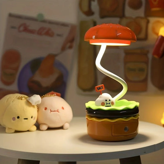 Burger Lamp with Desk Sharpener