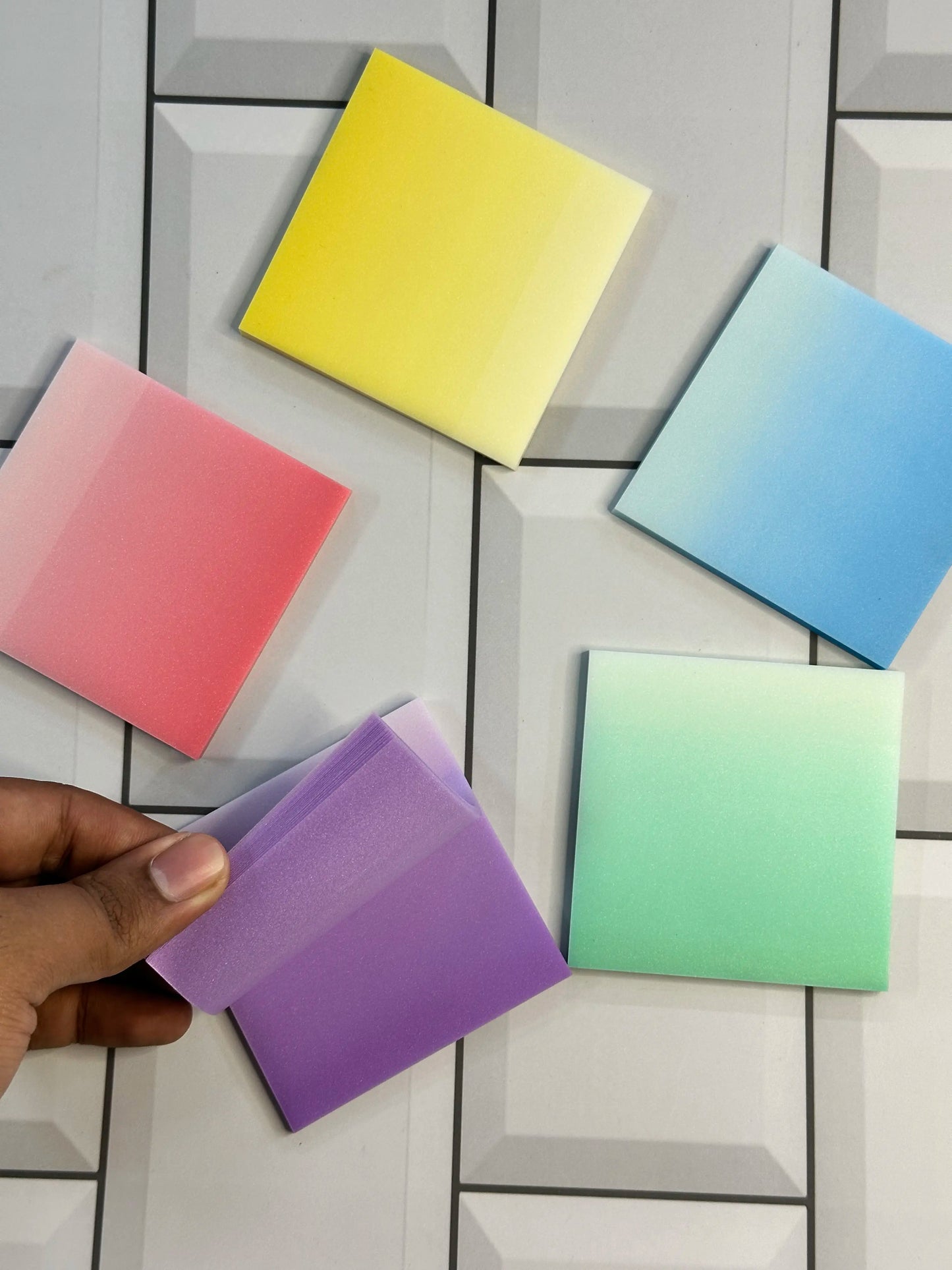 Neon Transparent Sticky Note (50 sheets)
