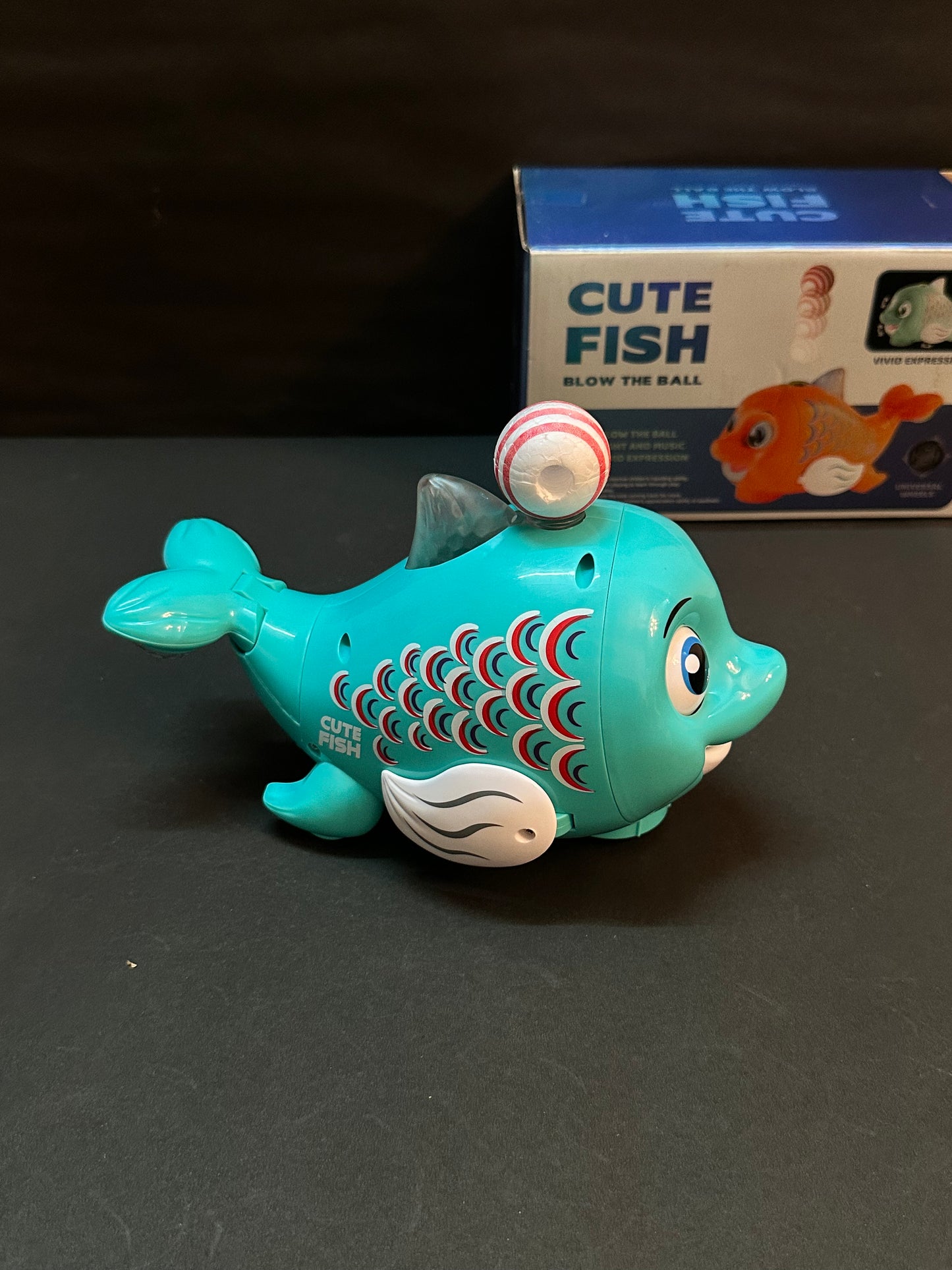 Cute Fish with Flying Ball