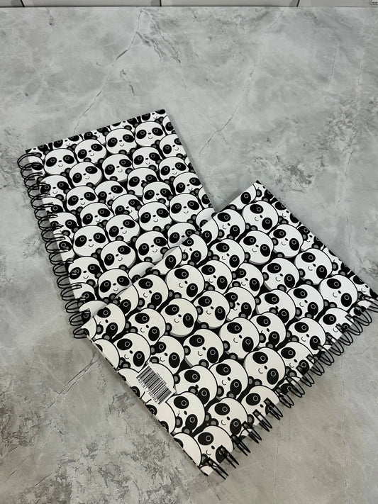 Panda A5 Spiral Hard Bound Diary