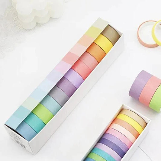 Pastel Paper Washi Tape (Set of 10)