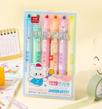 Kawaii Erasable Highlighter