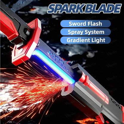 Sparkling LED Katana Sword - Lights, Spark, Battle Sound and Smoke