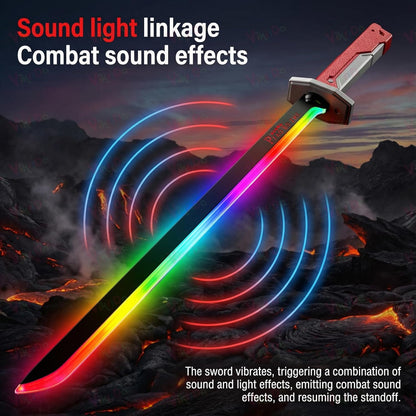 Sparkling LED Katana Sword - Lights, Spark, Battle Sound and Smoke