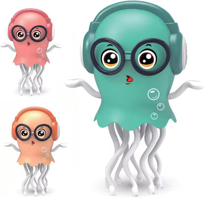 Dancing Jellyfish Bump and Go with Music