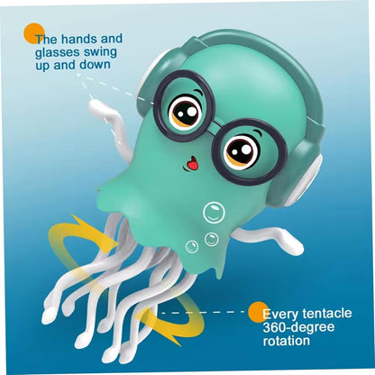 Dancing Jellyfish Bump and Go with Music