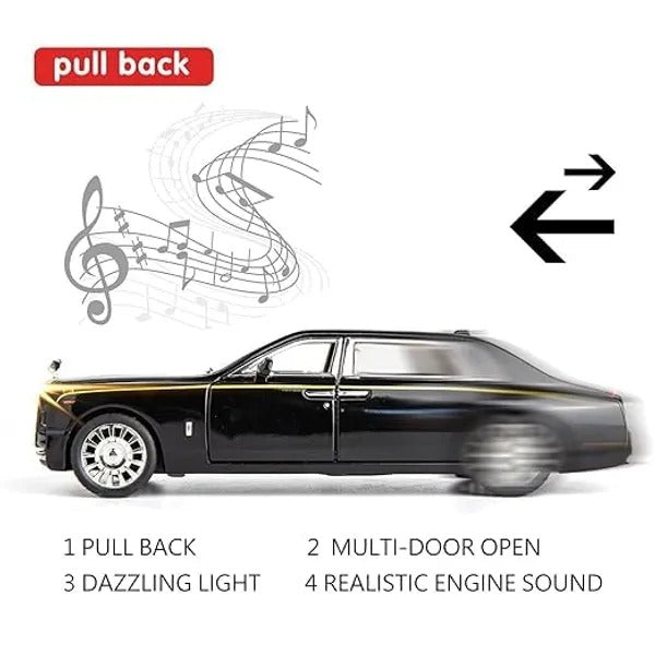Rolls Royce 1:32 Pull Back Die Cast Metal Car