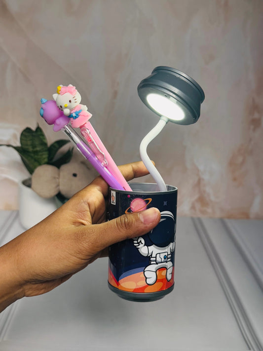 Space Can Desk Lamp Pen Stand