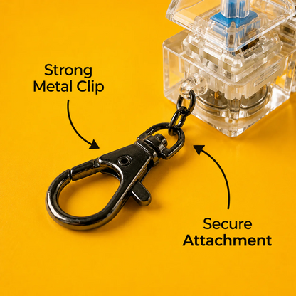Fidget Keyboard Keychain