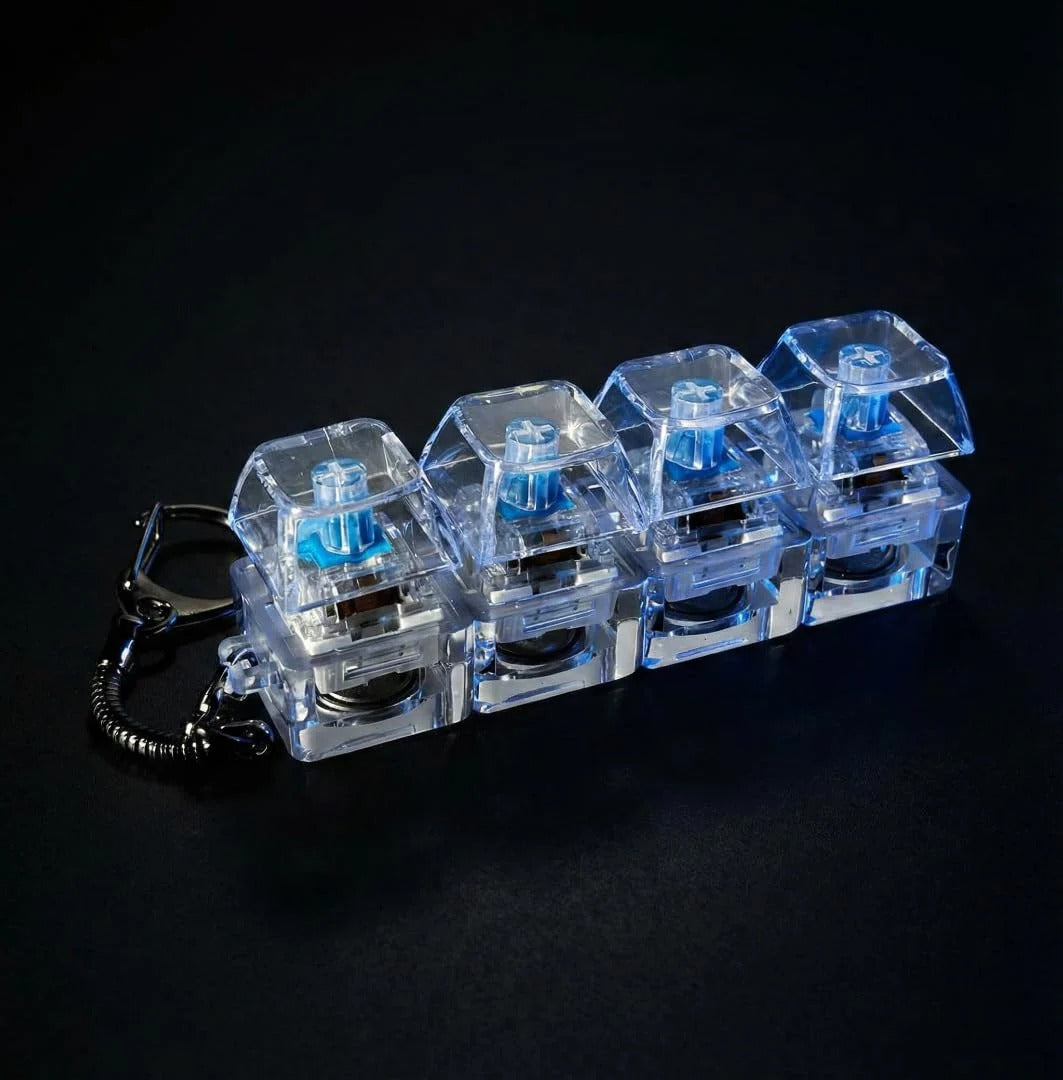 Fidget Keyboard Keychain